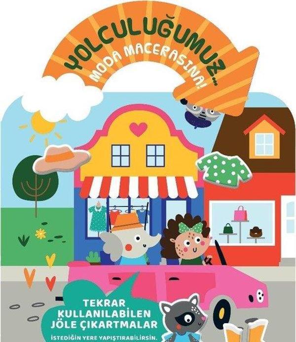 Yolculuğumuz Moda Macerasına! Bitmeyen Sticker Kitabım - İndigo Çocuk - Image 1