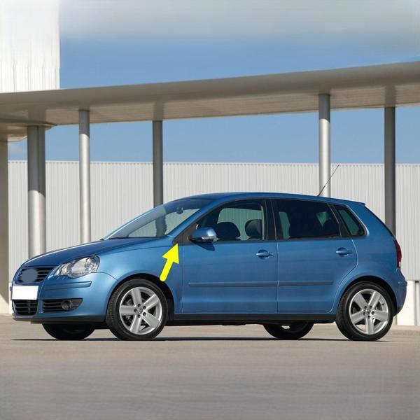 VW Polo 2005-2009 Sol Dış Ayna Önü Üçgen Kapak 6Q0853273A - Image 1