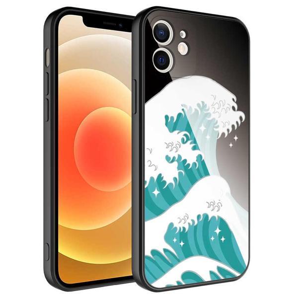 iPhone 11 Kılıf Kamera Korumalı Desenli Sert Silikon Epoksi Kılıf NO9 - Image 1