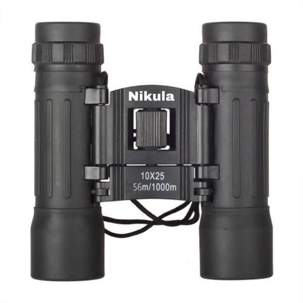 10x25 Av Dürbünü -56m/1000m - Kauçuk Kaplama Siyah - Image 1