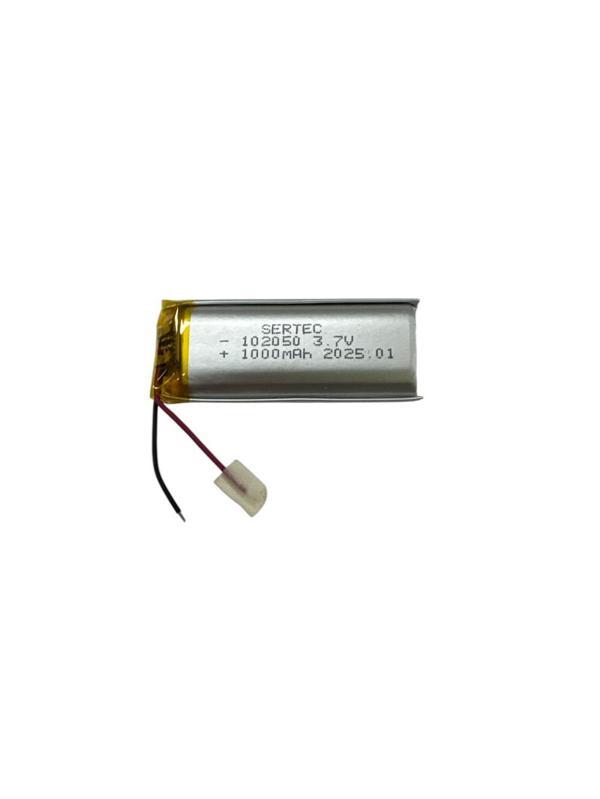102050 3.7V 1000mAh Li-Polymer Pil (Devreli/1.5A) - Image 1