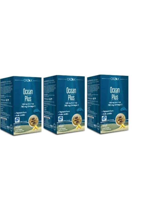 Ocean Plus 1200 mg 30 Kapsül 3 Adet - Image 1