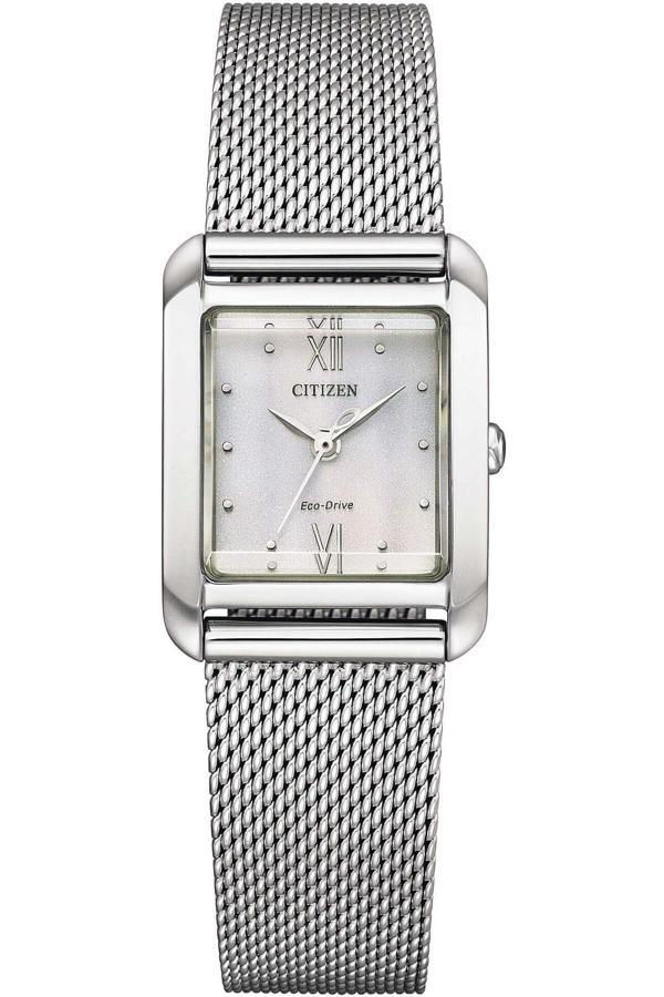 Citizen Ew5590-62A Extra Deri Kordonlu Kadın Kol Saati - Image 1