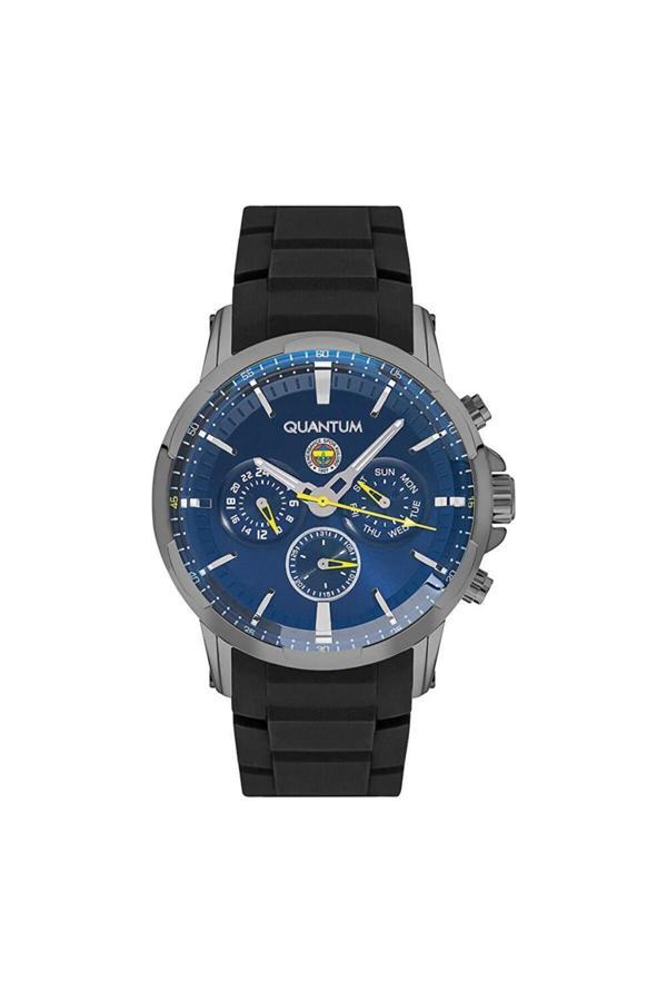 Quantum F876.051  Uyumlu  Quartz Silikon 44 Mm 5 Atm Fenerbahçe Kol Saati - Image 1