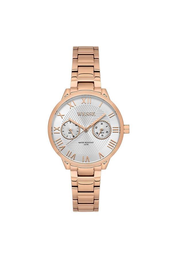 Wesse Wwl303005 Quartz Çelik Rose Gold 34 Mm Kadın Kol Saati - Image 1