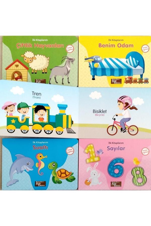 Ilk Kitaplarım Bebeğimin Ilk Kitapları Türkçe Ingilizce Set 6 Kitap - Image 1