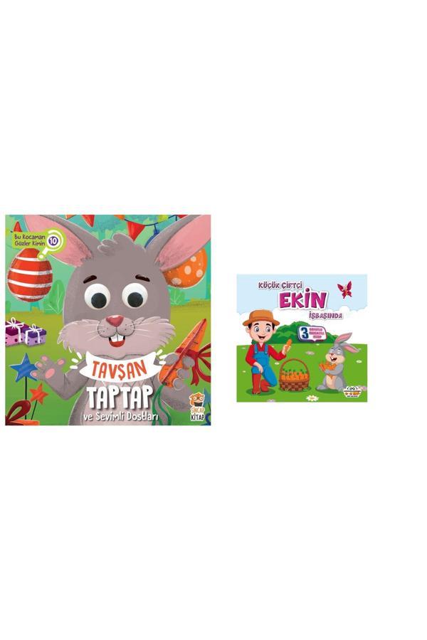 Bu Kocaman Gözler Kimin Tavşan Taptap ve Sevimli Dostları -3 boyutlu Kitap Ekin İş Başında - Sincap Kitap - Image 1