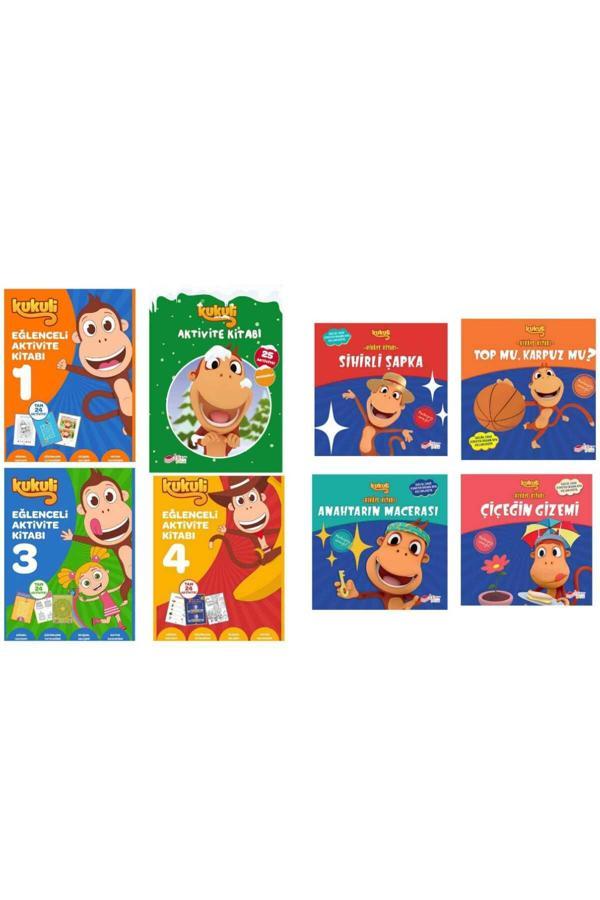 Kukuli Hikaye Ve Aktivite Kitapları Seti 8 Kitap Set(4+4) - The Çocuk - Image 1