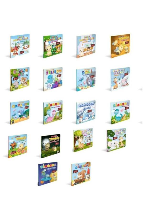3 Boyutlu, Hareketli Kitaplar 18Lİ Set Pop-up Kitaplar - 0-6 Yaş Yayınları - Image 1