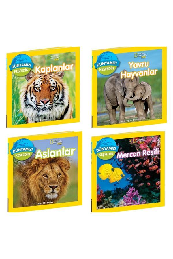 National Geographic Dünyamızı Keşfedin Serisi 4 Kitap (herbiri32syf) - National Geographic Kids - Image 1