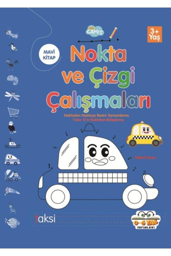 Nokta ve Çizgi Çalışmaları Mavi - 0-6 Yaş Yayınları - Image 1