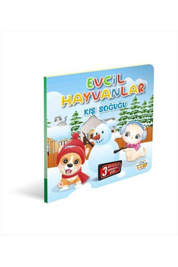 Evcil Hayvanlar Kış Soğuğu 3 Boyutlu - 0-6 Yaş Yayınları - Image 1