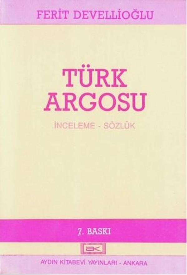 Aydın Kitabevi Türk Argosu - Aydın Kitabevi - Image 1