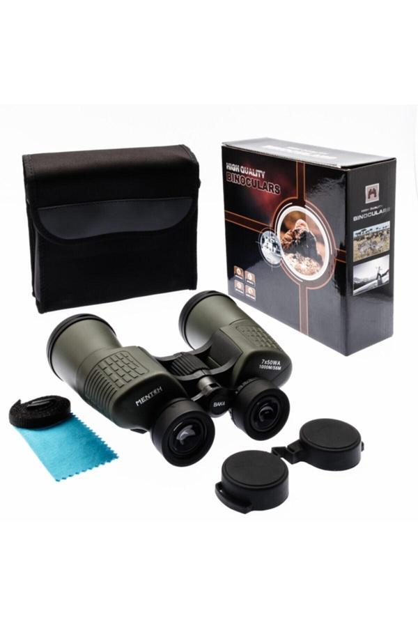 Lenscape 7X50 Wa Su Geçirmez El Dürbünü Geniş Ön Mercek 1000M/56M Yeşil - Image 1