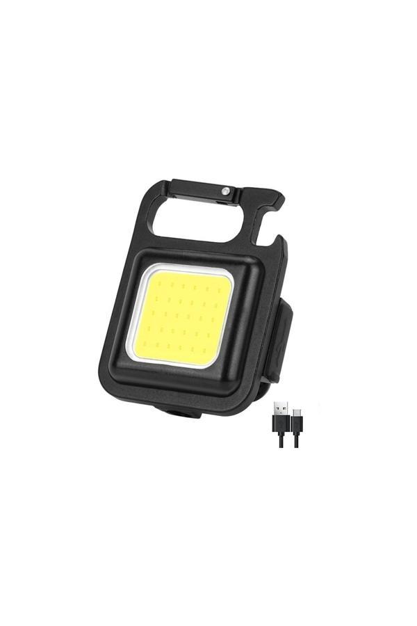 Lenscape Depremlerde Acil Durumlarda 800 Lümen Parlak Şarj Edilebilir Anahtarlık Mini El Feneri - Image 1