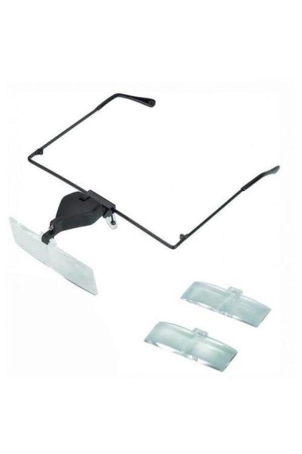 Lenscape Işıklı Değişebilir 3 Lens Gözlük Büyüteç - Image 1