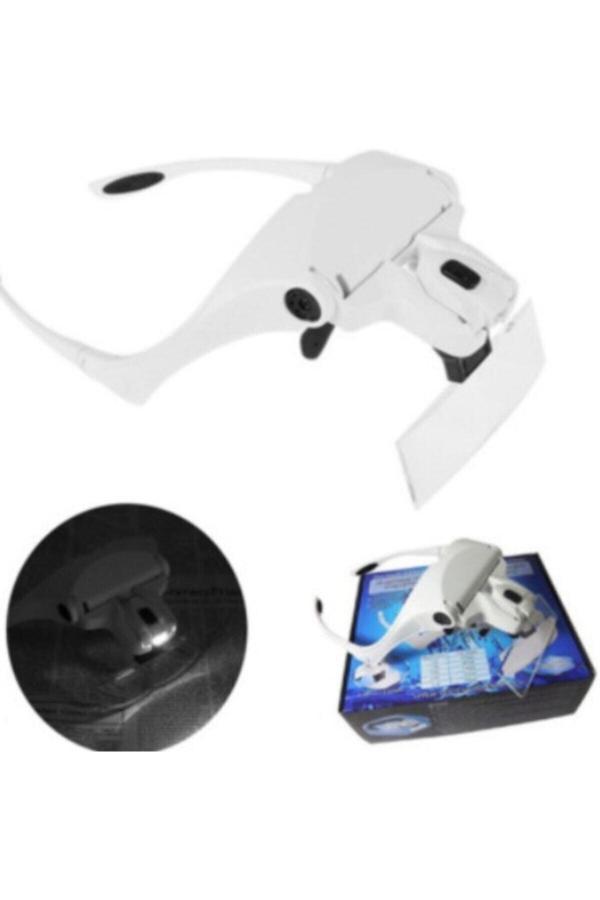 Lenscape Işıklı Büyüteçli Gözlük 5 Farklı Cam - Image 1