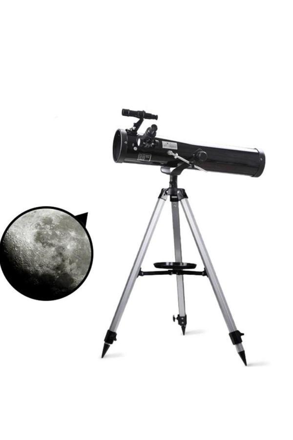 Lenscape 76 X 700 Profesyonel Aynalı Uzay Teleskopu Siyah - Image 1