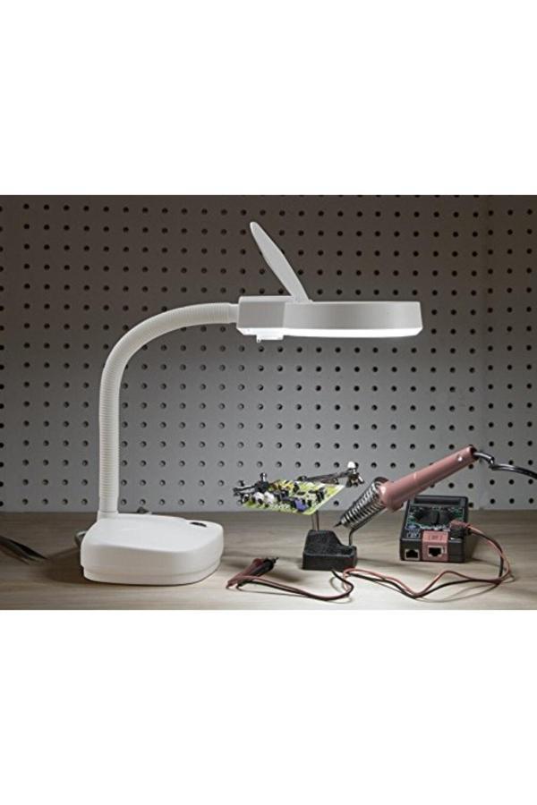 Lenscape 3,5X Floresan Işıklı Masa Büyüteç Lambası 808A - Image 1