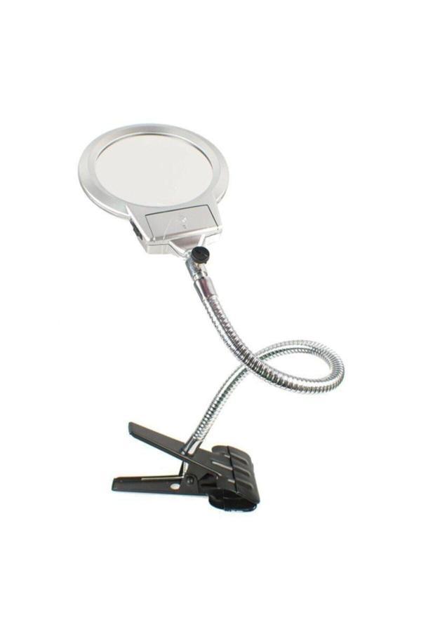 Lenscape Spiralli Klipsli Büyüteç - Led Işıklı 13Cm Mg15120-C - Image 1
