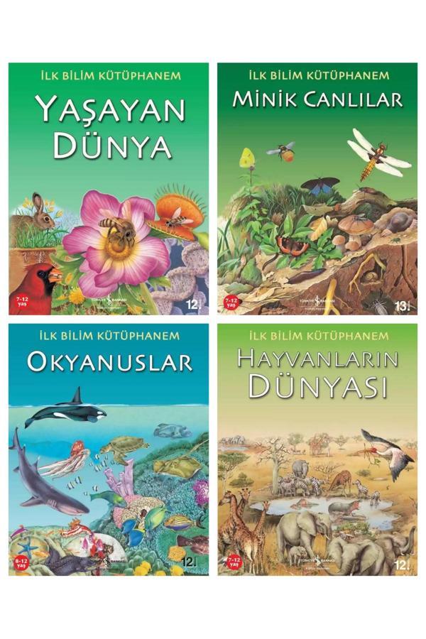 Ilk Bilim Kütüphanem 4 Kitap Set - İş Bankası Kültür Yayınları - Image 1
