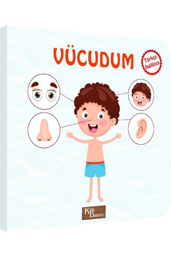 Türkçe Ingilizce Kitap - Vücudum 15x15 Cm - Image 1
