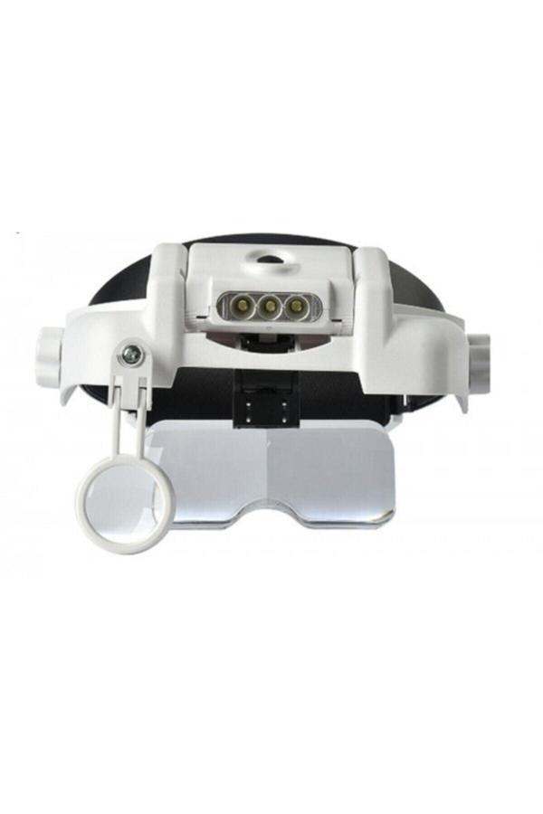 Lenscape 3 Led Lambalı Şapka Tıp Büyüteç 3Lensli - Image 1