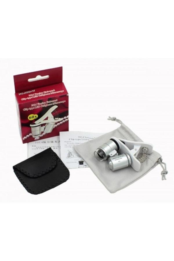 Lenscape Evrensel Led Işıklı Mini Cep Mikroskobu, Tüm Kameralı Telefonlar Için - Image 1