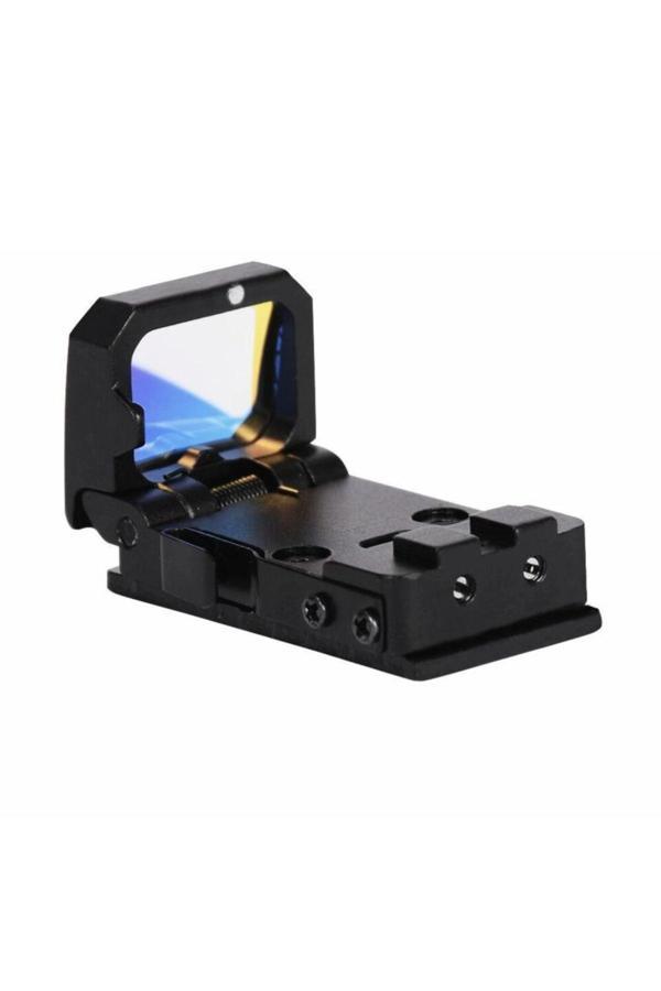 Lenscape Flipdot Reflex Tabanca İçin Optic 1X22Mm 3 Moa Red Dot Sight Siyah Nişangah - Image 1