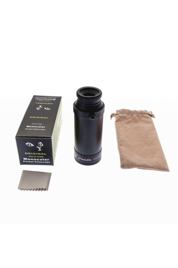 Lenscape 50X50 Tek Gözlü Korsan El Dürbünü 1000M/23M - Siyah - Image 1