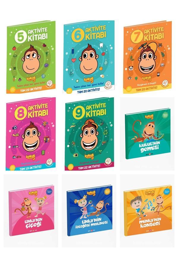 Kukuli Hikaye Ve Aktivite Kitapları Seti 9 Kitap Set(5 -4) - Beta Kids - Image 1