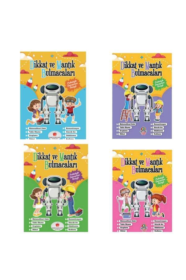 Dikkat Ve Mantık Bulmacaları 4 kitap - Sabri Ülker Vakfı - Image 1