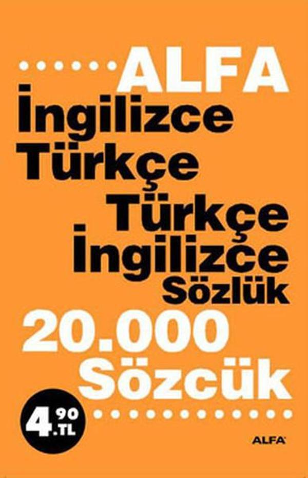 Alfa İngilizce-Türkçe/Türkçe-İngilizce Sözlük - Alfa Yayıncılık - Image 1