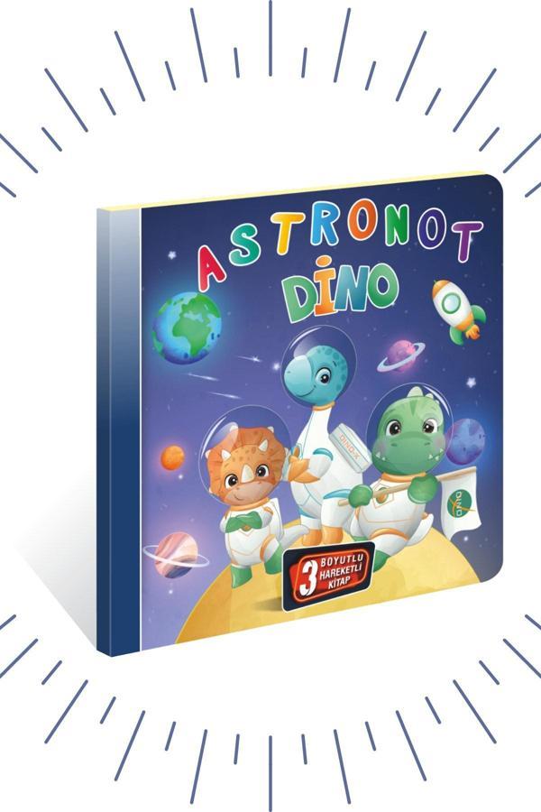 3 Boyutlu Ve Hareketli Kitaplar 2 "astronot Dino" Pop-up Kitap - Image 1