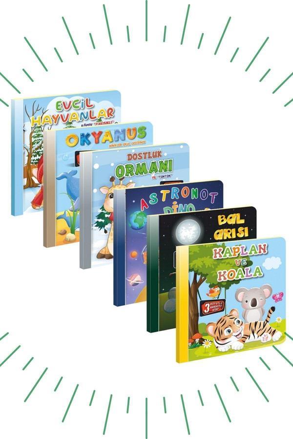 3 Boyutlu, Hareketli Kitaplar 6'lı Set Pop-up Kitaplar - Image 1