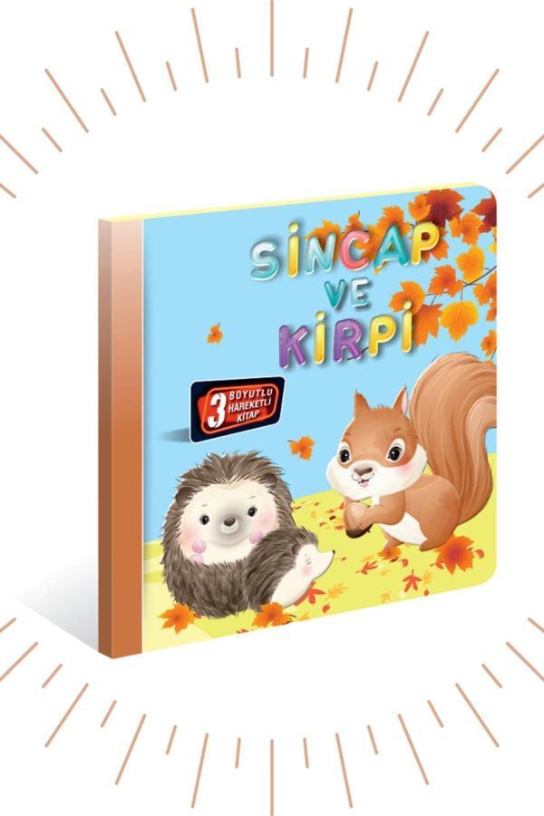 3 Boyutlu Ve Hareketli Kitaplar "sincap Ve Kirpi" Pop-up Kitap - Image 1