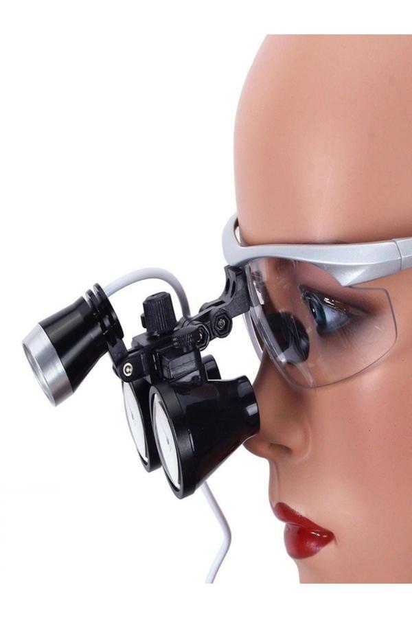 Lenscape Gözlük Siyah Renk Tıbbi Cerrahi Büyüteç - Image 1