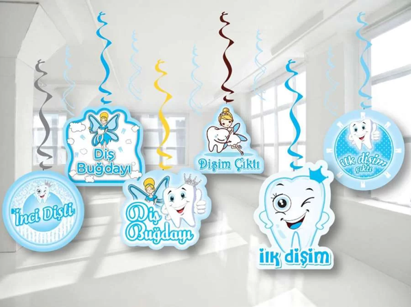 Diş buğdayı Erkek 6 Lı Tavan Süsü - Image 1