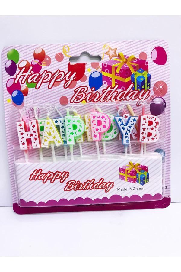 Asil Acar Home Happy Birthday Renkli Mum - Image 1