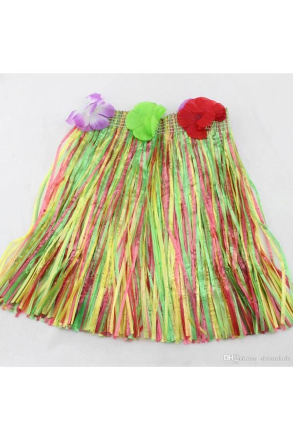 Asil Acar Home Hawaii Hula Eteği Karışık Renk 40 Cm - Image 1