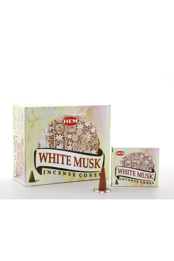 Asil Acar Home White Musk Aromalı Konik Tütsü - Image 1