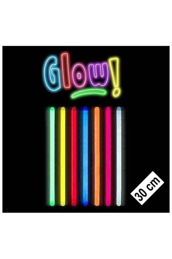 Asil Acar Home Karanlıkta Parlayan Fosforlu Glow Stick Kalın Çubuk 30 Cm 1 Adet - Image 1