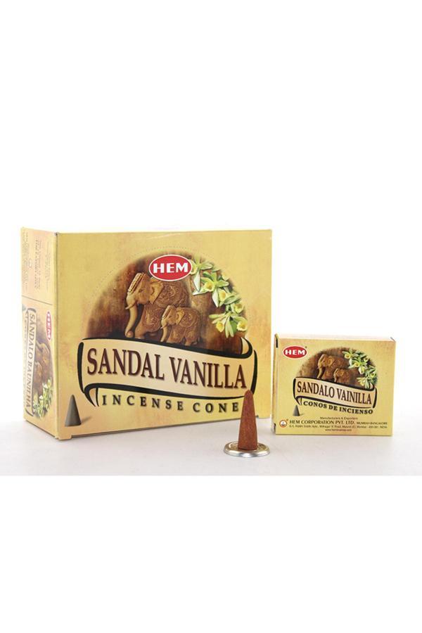Asil Acar Home Sandal Vanilla Aromalı Konik Tütsü - Image 1