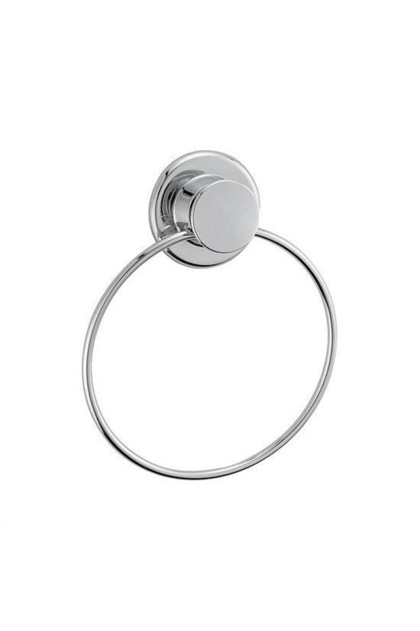 Asil Acar Home Arkası Yapışkanlı Yuvarlak Metal Havluluk Askısı Aparatı - Image 1
