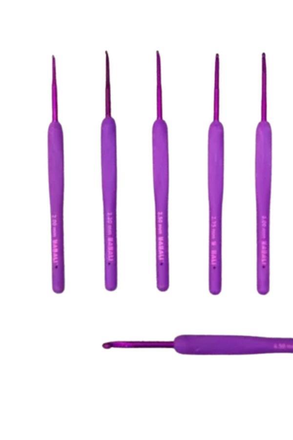 Asil Acar Home Örgü Tığ Purple 4 Numara - Image 1