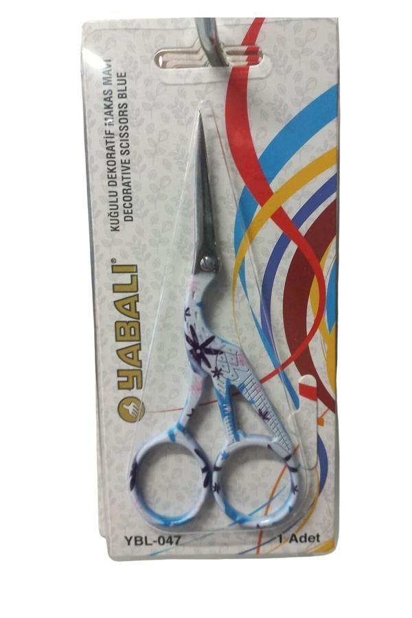 Asil Acar Home Nakış Makası Kuğulu Dekoratif Makas Mavi Ybl-047 Model 9 - Image 1