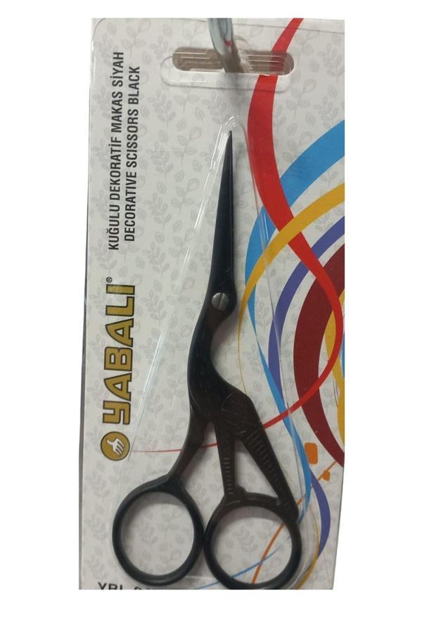 Asil Acar Home Nakış Makası Kuğulu Dekoratif Makas Siyah Ybl-045 Model 11 - Image 1