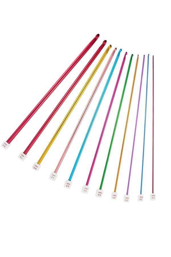 Asil Acar Home Örgü Tığ Metalize 35 Cm 2,5 Numara - Image 1