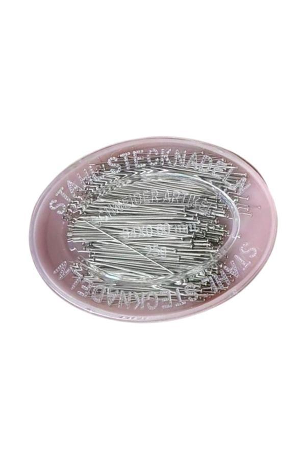 Asil Acar Home Çelik İğne Pembe Oval Kutuda 25 Gr - Image 1