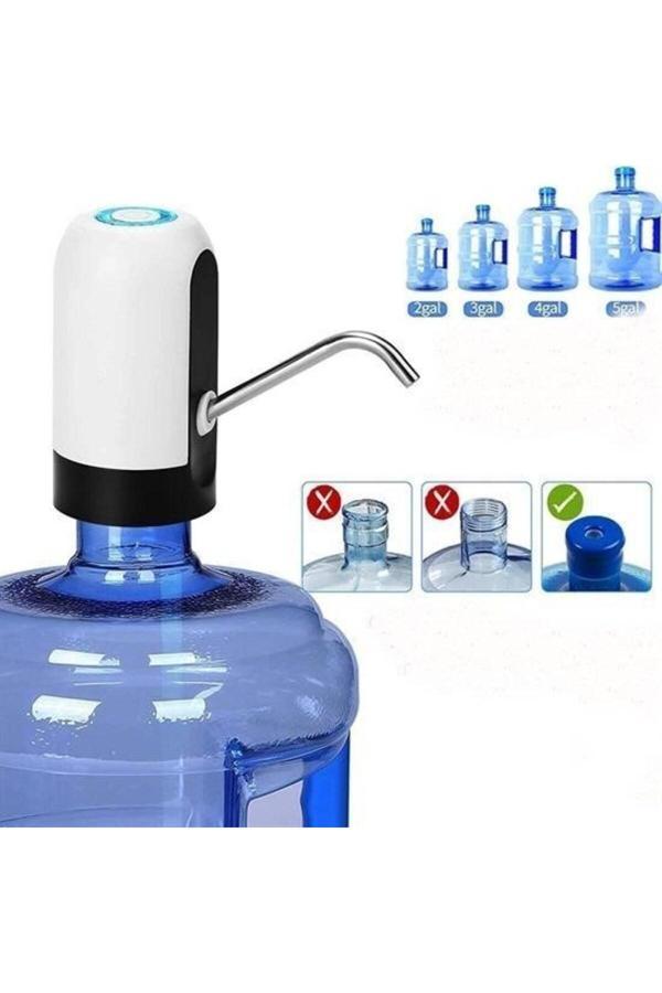 Asil Acar Home Usb İle Şarj Edilebilir Elektrikli Otomatik Damacana Su Pompası - Image 1